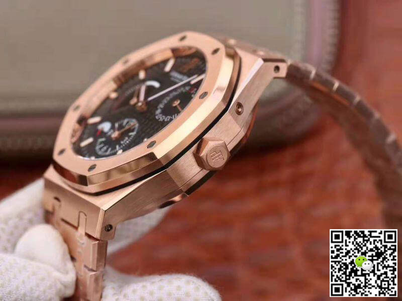 Replica Audemars P1g*et Royal Oak 26120 TWA Factory 1:1 Best Edition Swiss ETA2329 Black Dial