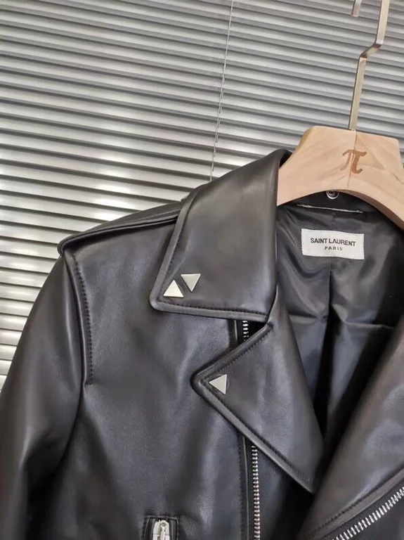 Sa1nt Lau*nt Replica Real Leather Jacket