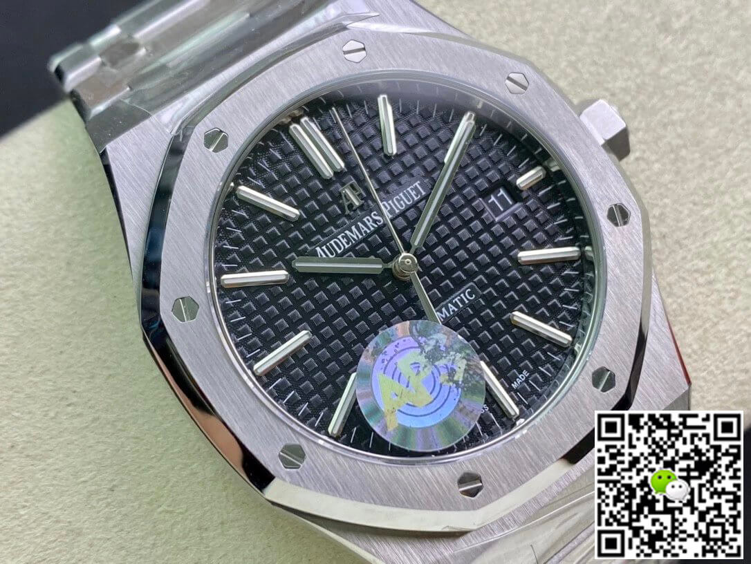 Replica Audemars P1g*et Royal Oak 15400ST.OO.1220ST.01 1:1 Best Edition APS Factory Black Dial