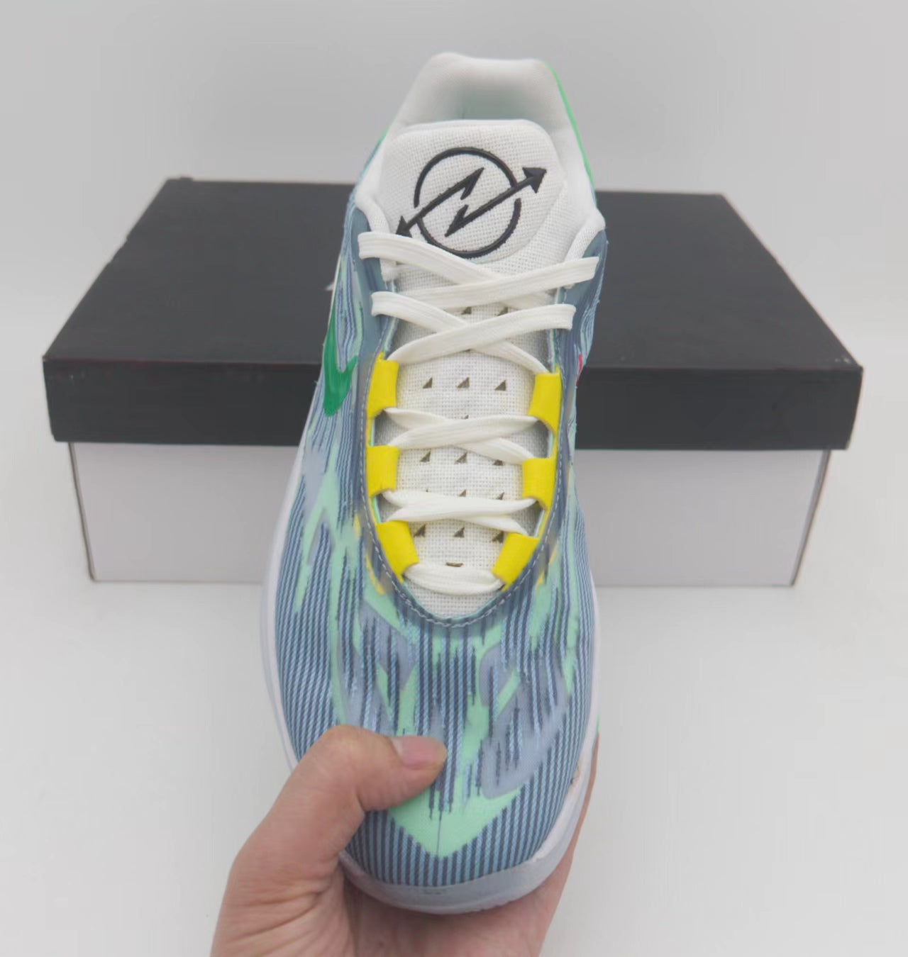 NIKE ZOOM GT CUT 2 x BLUE GREEN GUM