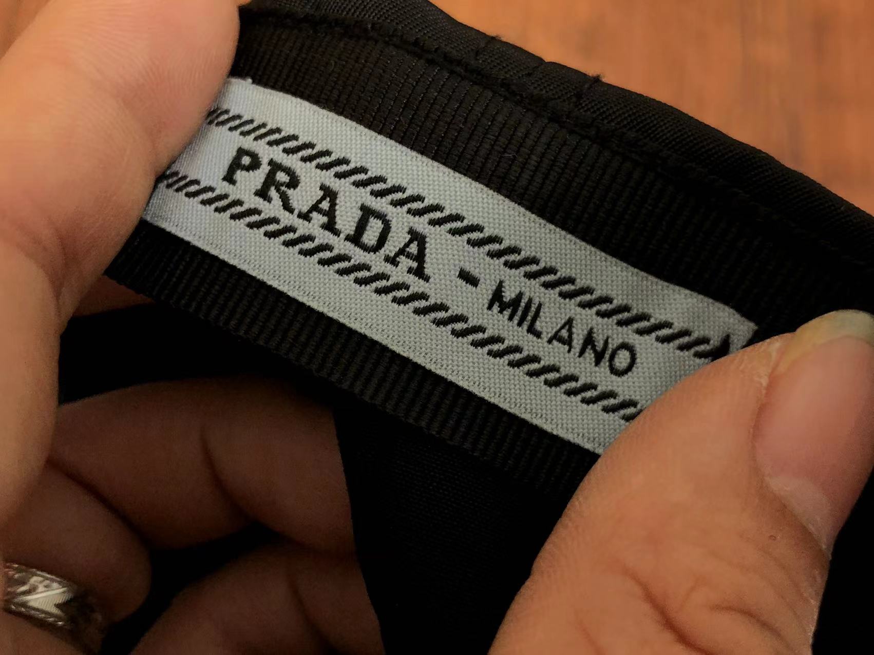 Pra*a Bucket Hat Dupe