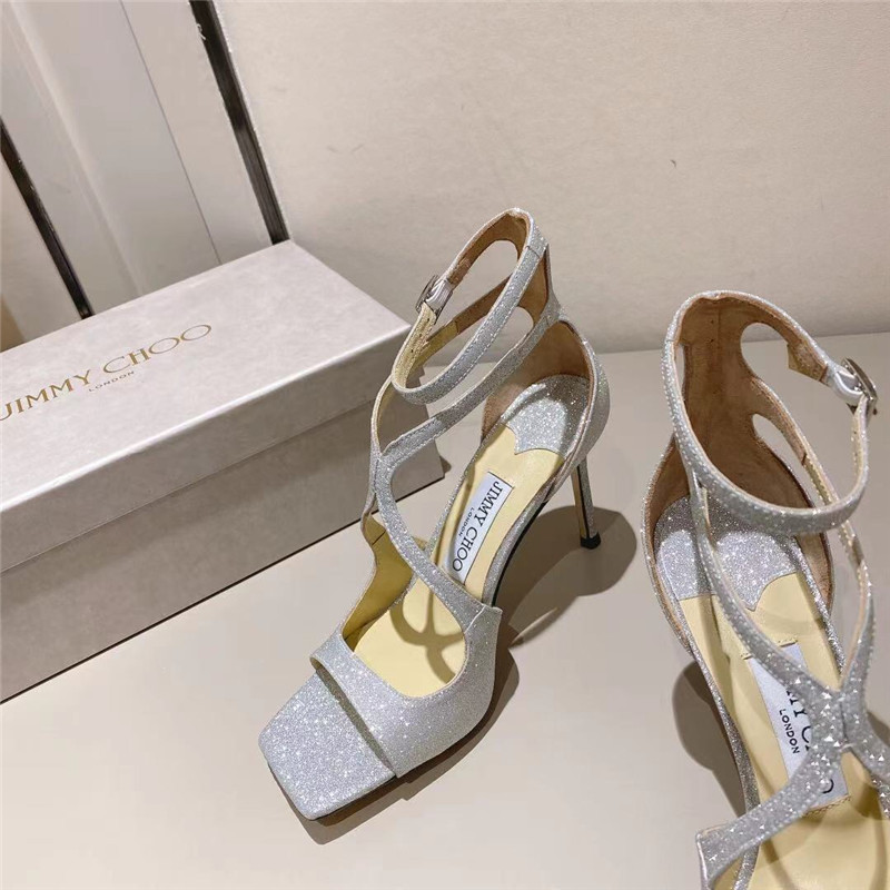 J1m*y Ch00 Paris window custom high heels