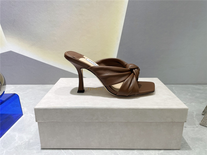 J1m*y Ch00 bow heels dupe square toe bow sandals