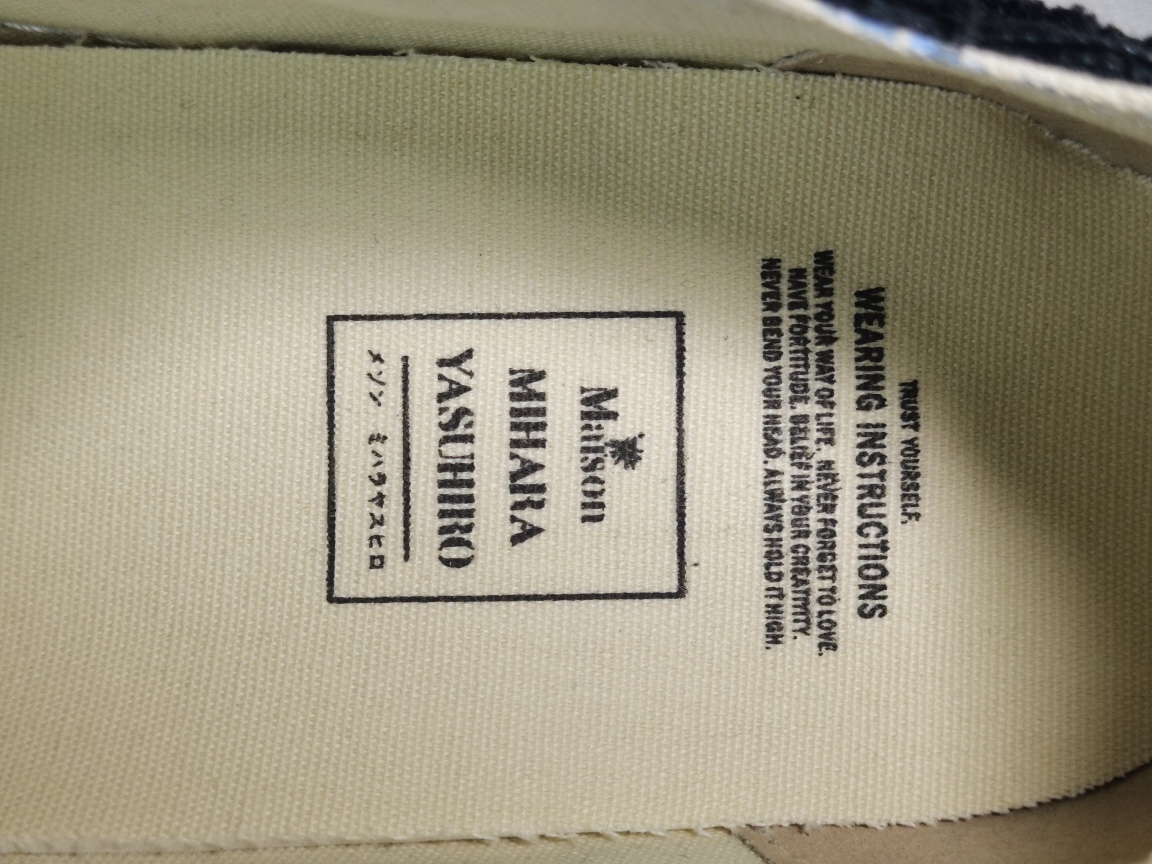 MlHAR YASUHlRO Og Sole Canvas Low A01FW702