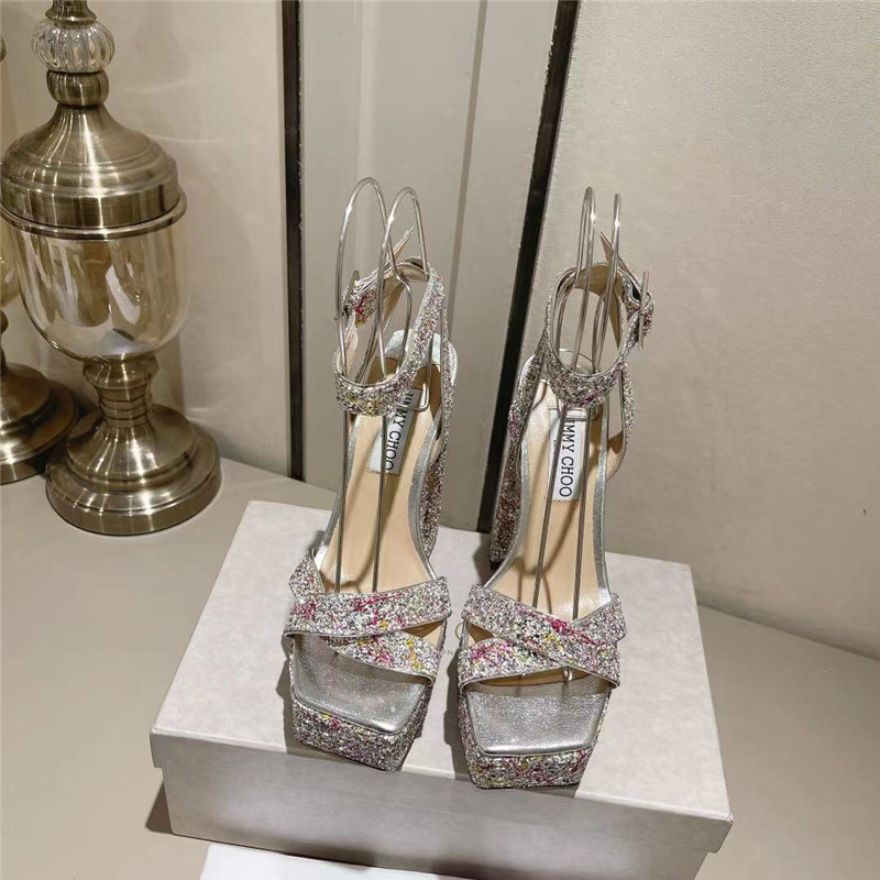 J1m*y Ch00 Fashion Heel Sandals