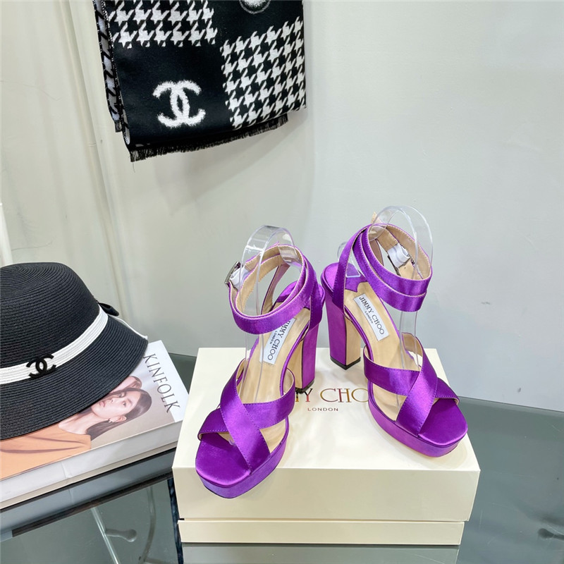 J1m*y Ch00 block heel sandals