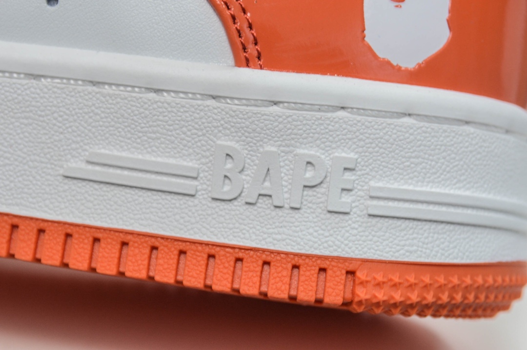 A Bathing Ape Bape Sta Low Orange