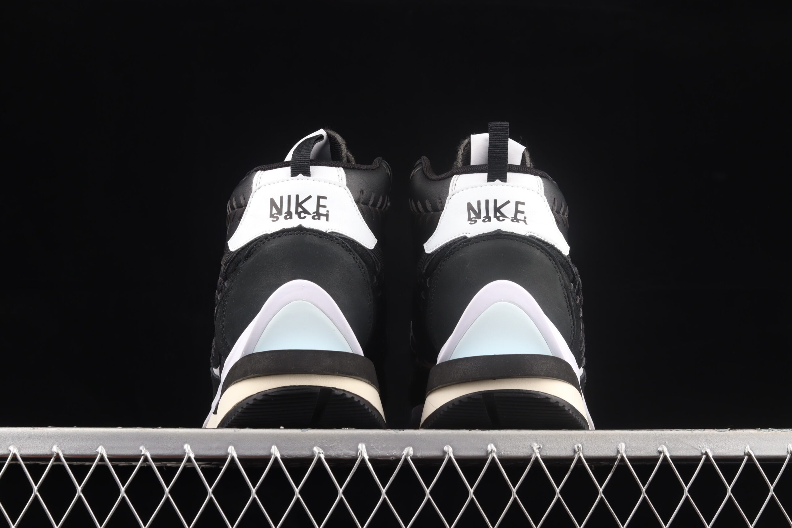 Nike Vaporwaffle, Sacai Jean Paul Gaultier Black White