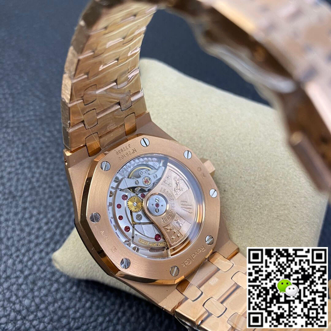 Replica Audemars P1g*et Royal Oak 15450OR.OO.1256OR.01 1:1 Best Edition JF Factory Rose Gold
