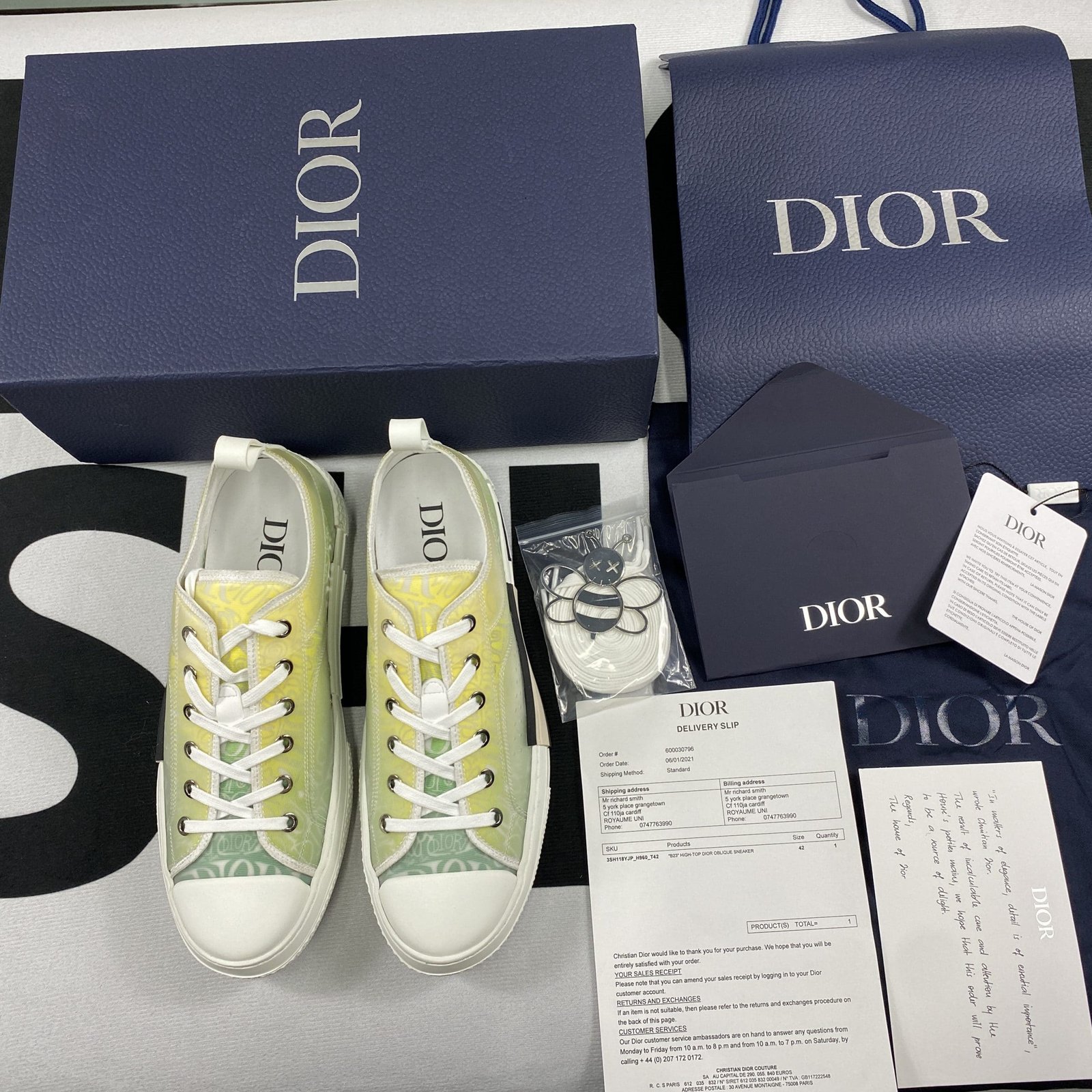 D10r B23 High Top Sneaker 7