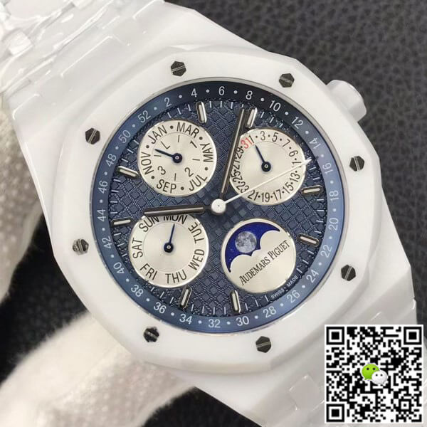 Replica Audemars P1g*et Royal Oak 26579CB.OO.1225CB.01 1:1 Best Edition APS Factory Blue Dial