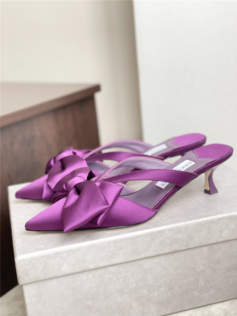 J1m*y Ch00 bow heels dupe bow-embellished sandals