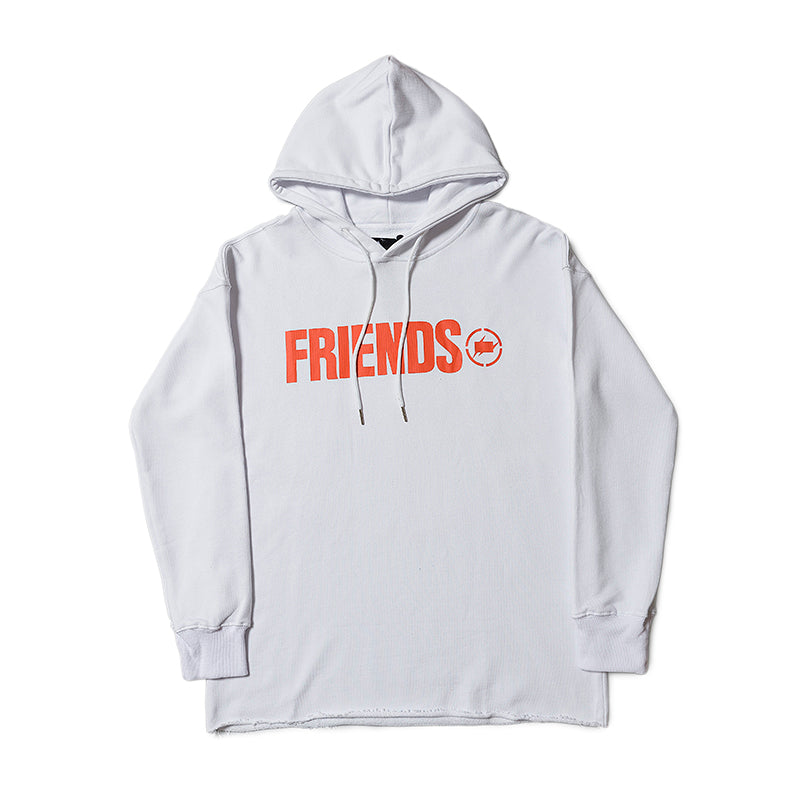 Vlone x Fragment Friends Hoodie Orange V Sweatshirt 6019