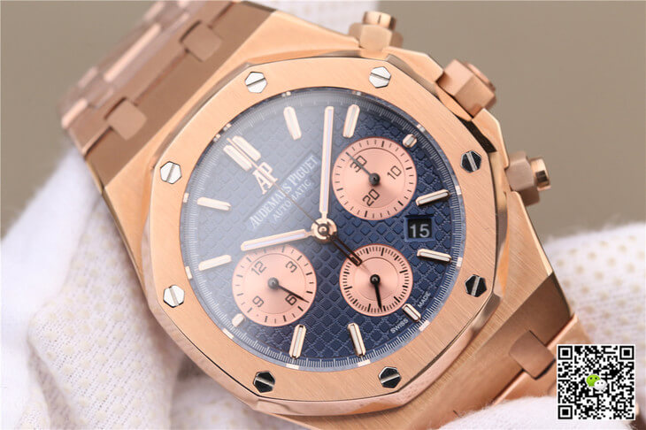 Replica Audemars P1g*et Royal Oak Chronograph 26331OR.OO.1220OR.01 1:1 Best Edition OM Factory Rose Gold