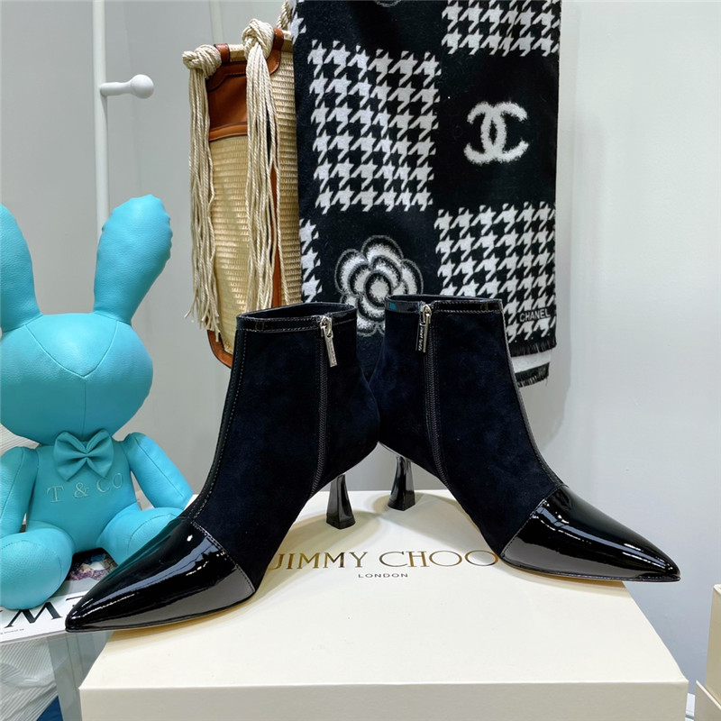 J1m*y Ch00 high heel ankle boots