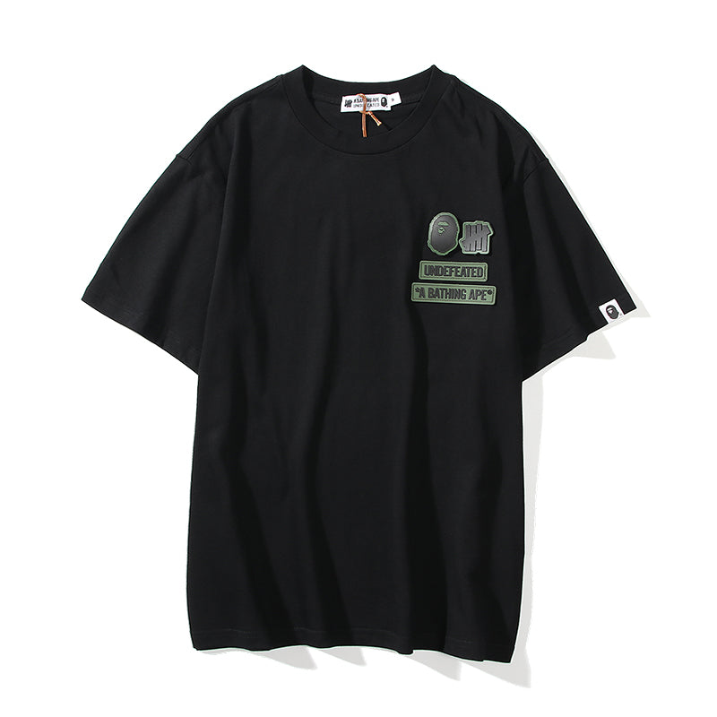 Bape x Undefeated T Shirt Bape Ape Head Classic Cotton Tee 5082