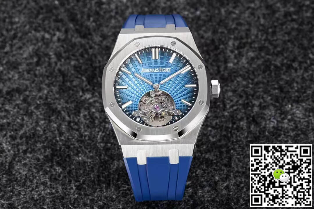 Replica Audemars P1g*et Royal Oak Tourbillon 1:1 Best Edition R8 Factory V3 Blue Strap