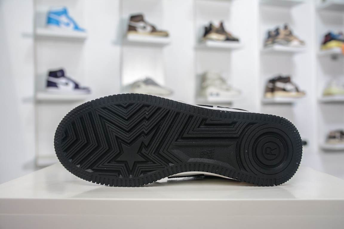 A Bathing Ape Bape Sta Low Black