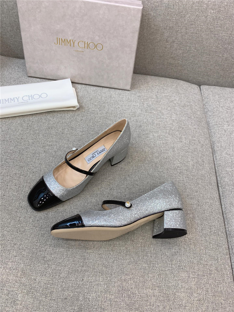 J1m*y Ch00 New Thick Heel Mary Jane Shoes