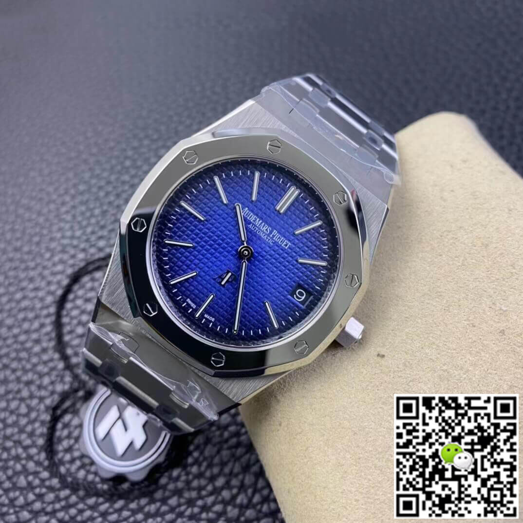 Replica Audemars P1g*et Royal Oak 15202IP.OO.1240IP.01 1:1 Best Edition ZF Factory Smoked Blue Dial