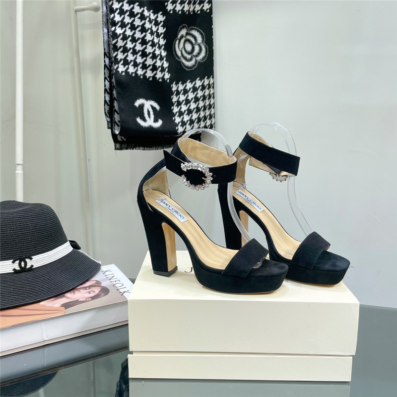 J1m*y Ch00 block heel sandals