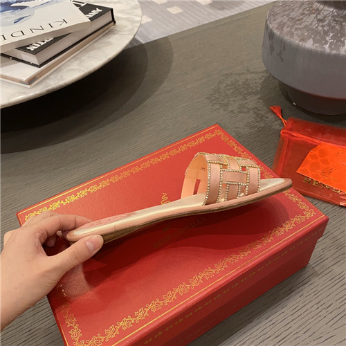 rene caovilla flat slippers