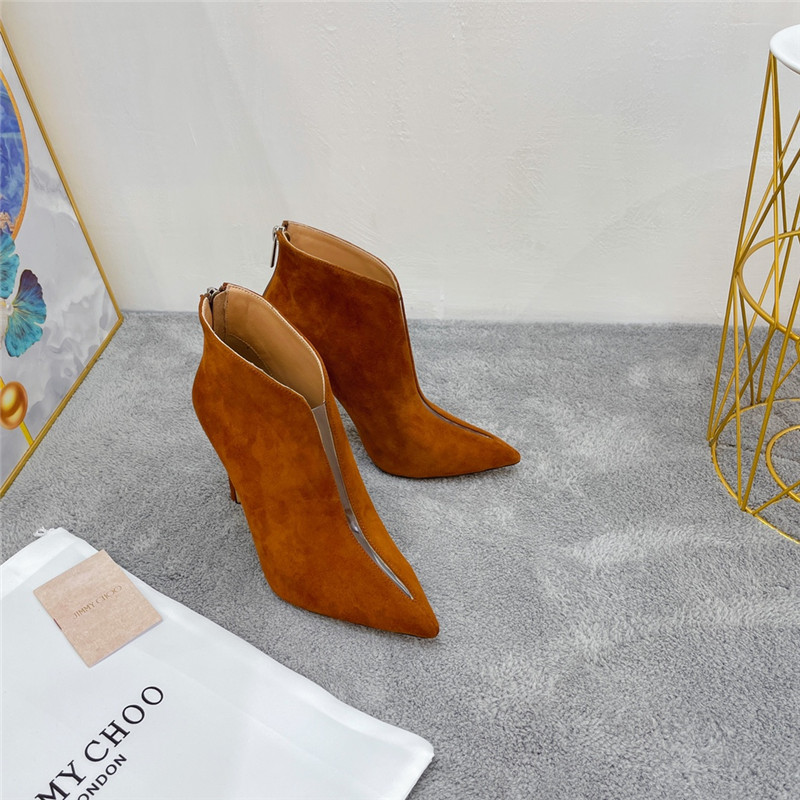 J1m*y Ch00 Pearl Heels Dupe pointed toe heeled booties