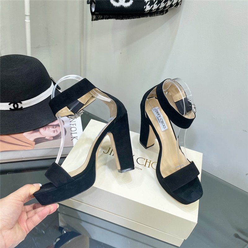J1m*y Ch00 block heel sandals