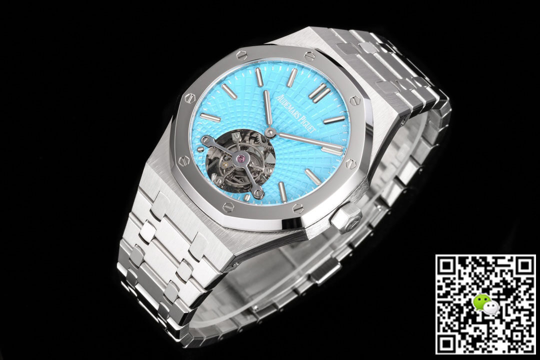 Replica Audemars P1g*et Royal Oak Tourbillon 26530PT.OO.1220PT.01 1:1 Best Edition R8 Factory Blue Dial