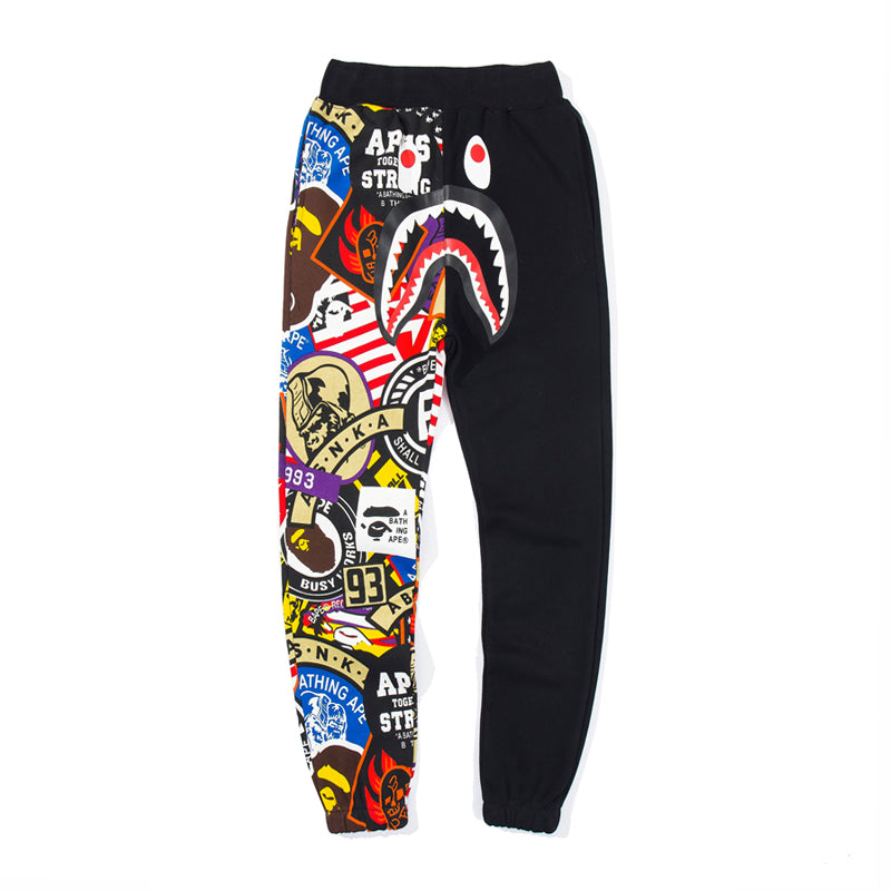 BAPE Shark Color Track Pants Sweatpants HDCP8691