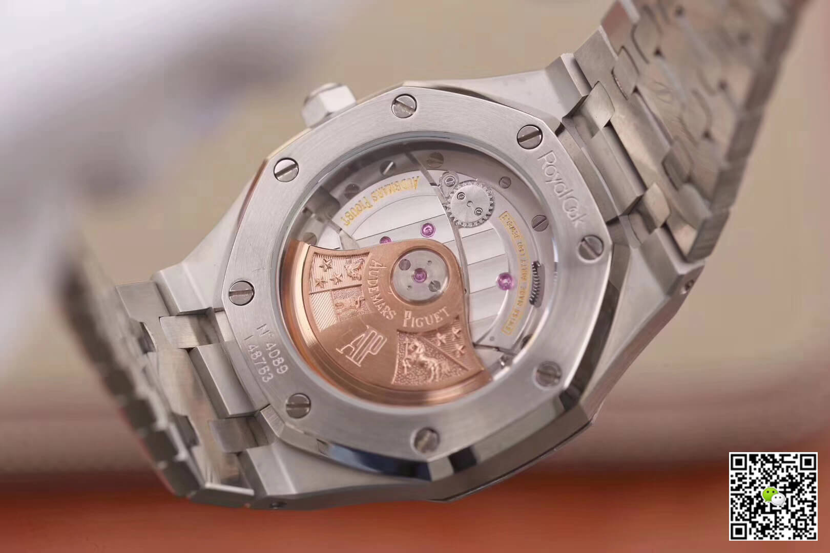 Replica Audemars P1g*et Royal Oak 15454BC.GG.1259BC.01 1:1 Best Edition JH Factory Silver Dial