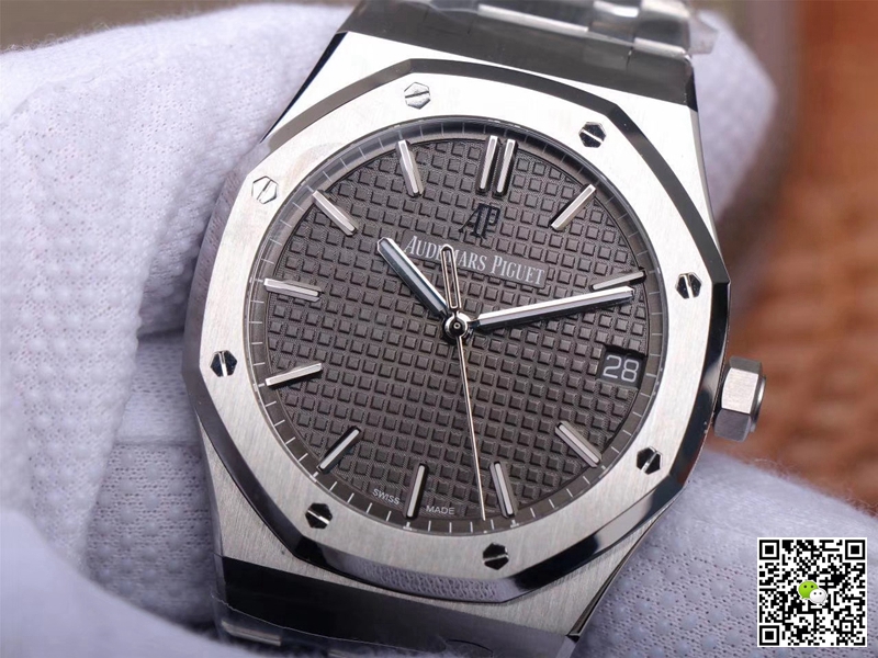 Replica Audemars P1g*et Royal Oak 15500ST.OO.1220ST.02 1:1 Best Edition ZF Factory Gray Dial Swiss ETA4302