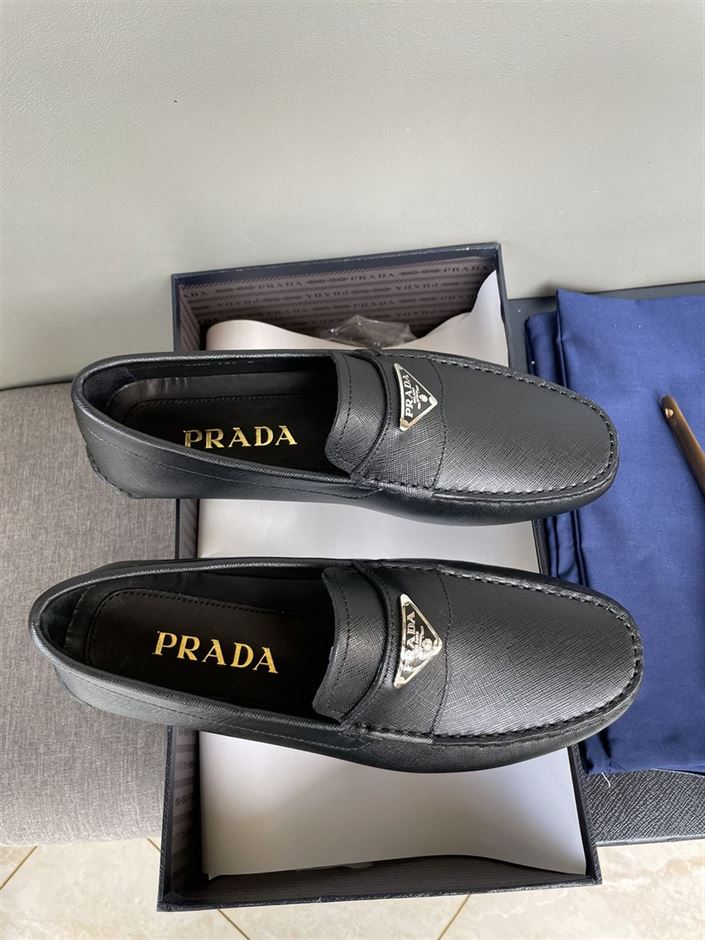 Pra*a SAFFIANO LEATHER DRIVER   PRS036