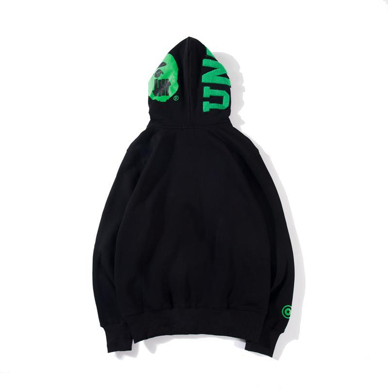 Bape x Undefeated Shark Pullover Hoodie