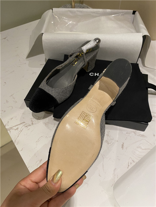 Ch**el Slingback Dupe heels sandals