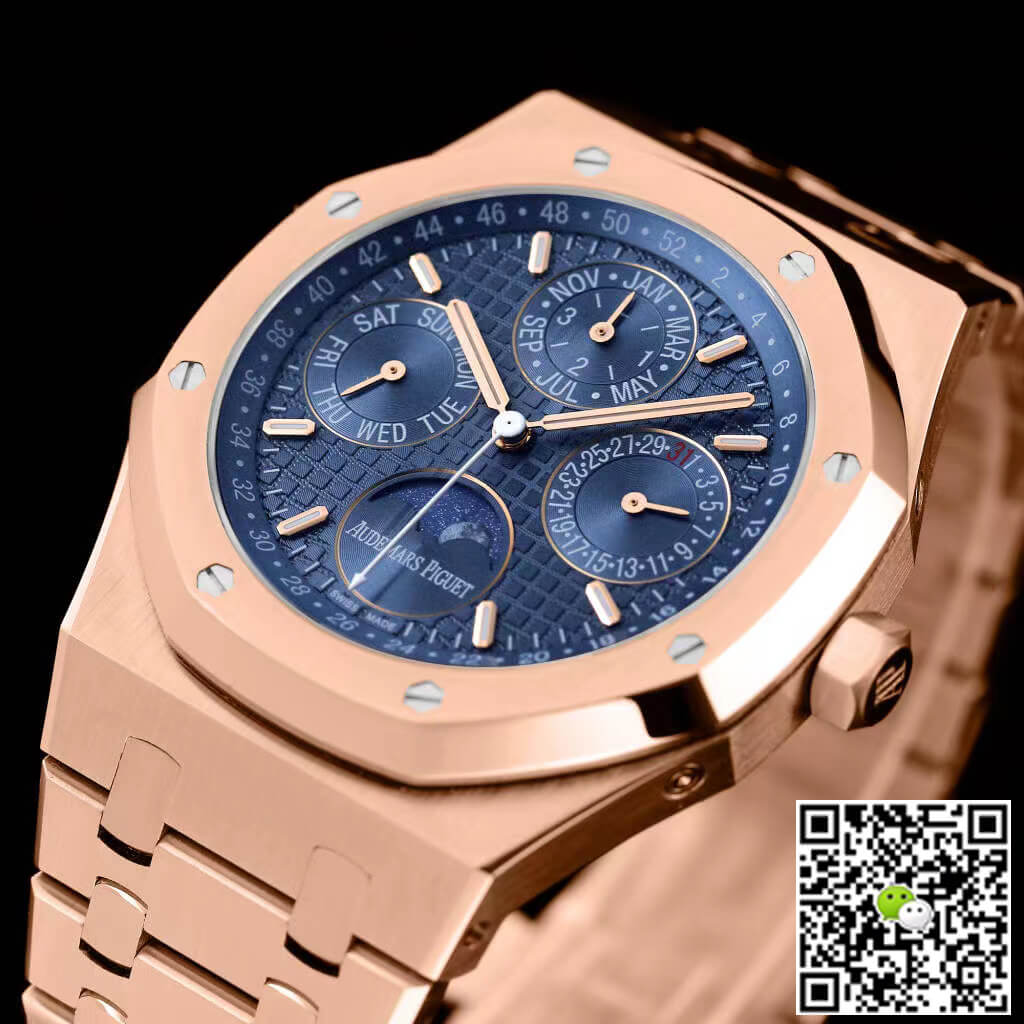 Replica Audemars P1g*et Royal Oak 26574OR.OO.1220OR.03 1:1 Best Edition APS Factory Blue Dial
