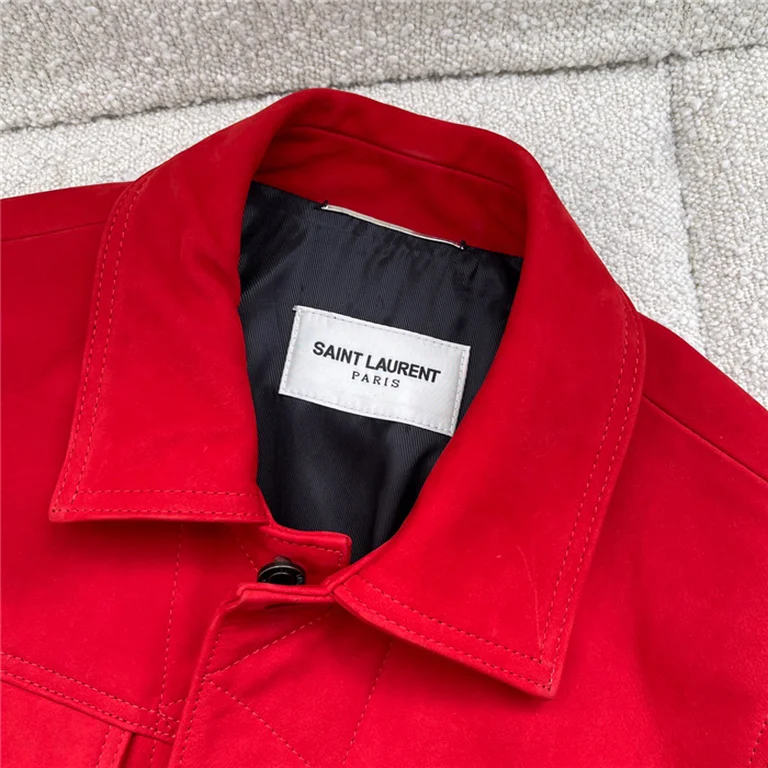 Sa1nt Lau*nt Real Leather Jacket