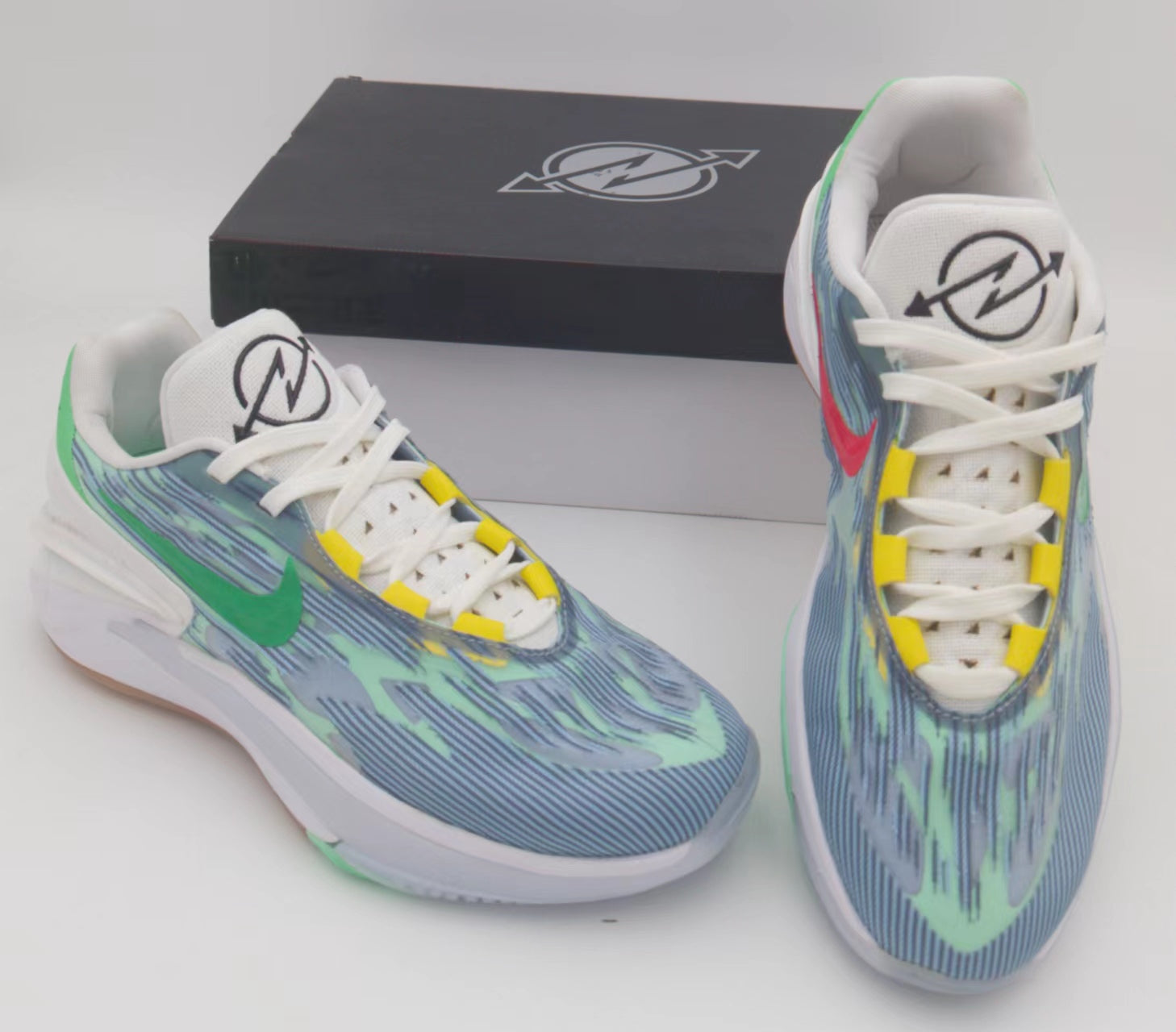 NIKE ZOOM GT CUT 2 x BLUE GREEN GUM