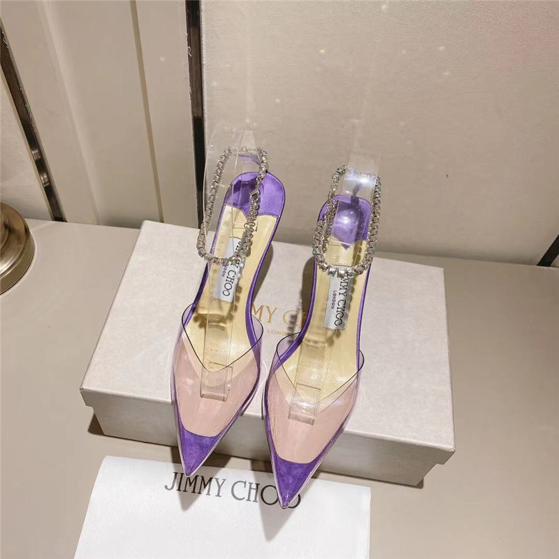 J1m*y Ch00 Paris window custom high-heeled sandals