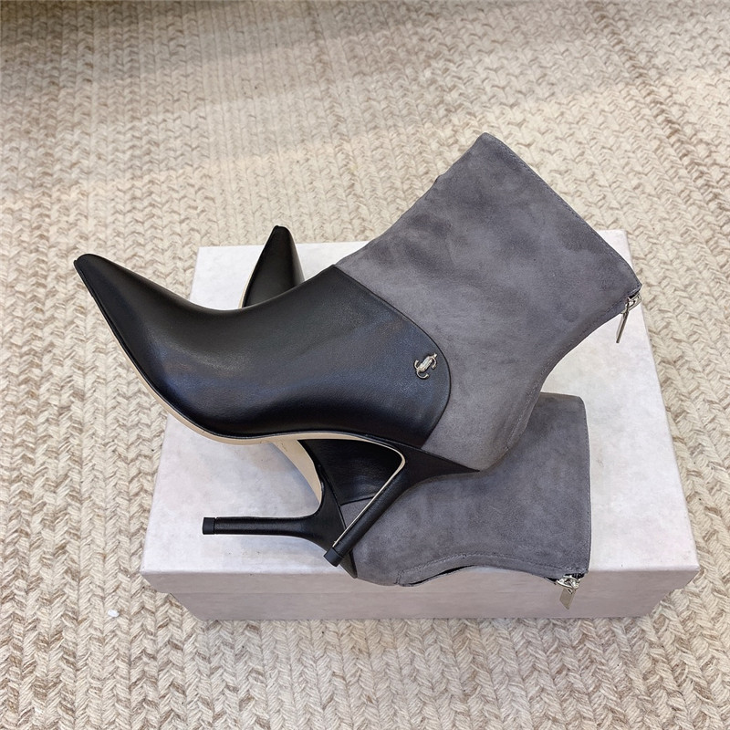 J1m*y Ch00 classic stiletto heeled ankle boots