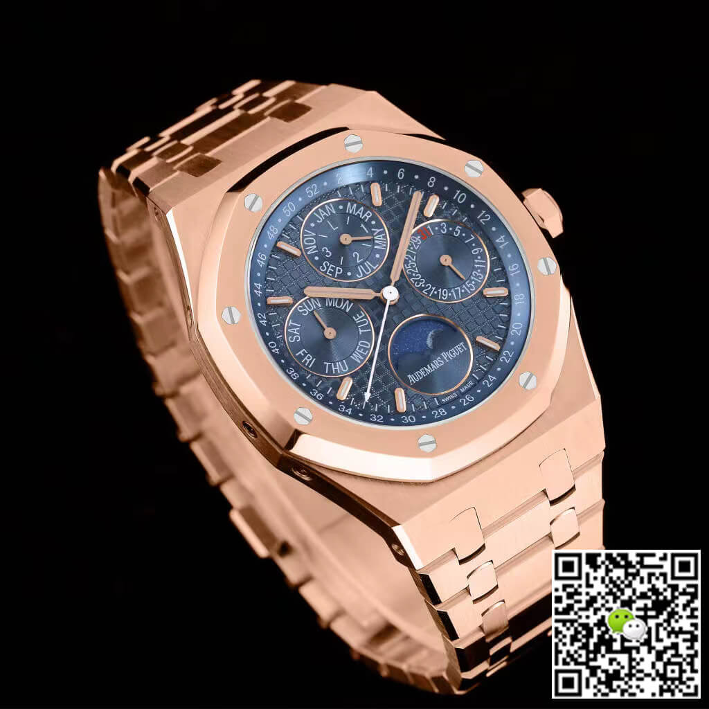 Replica Audemars P1g*et Royal Oak 26574OR.OO.1220OR.03 1:1 Best Edition APS Factory Blue Dial