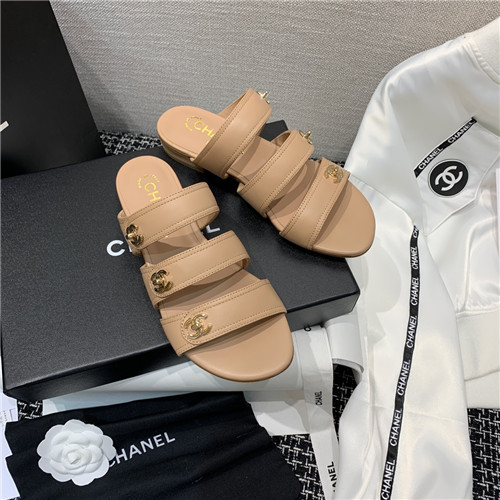 Ch**el flat sandals slippers