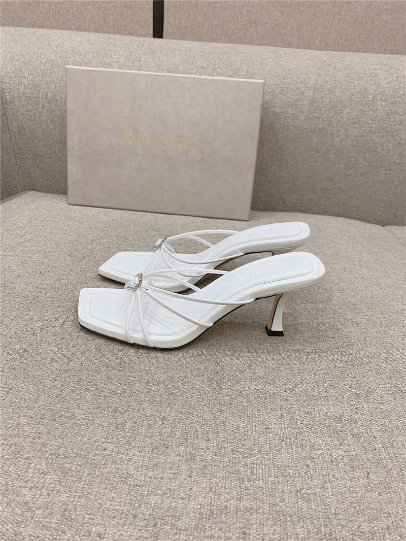 J1m*y Ch00 Heeled Slides