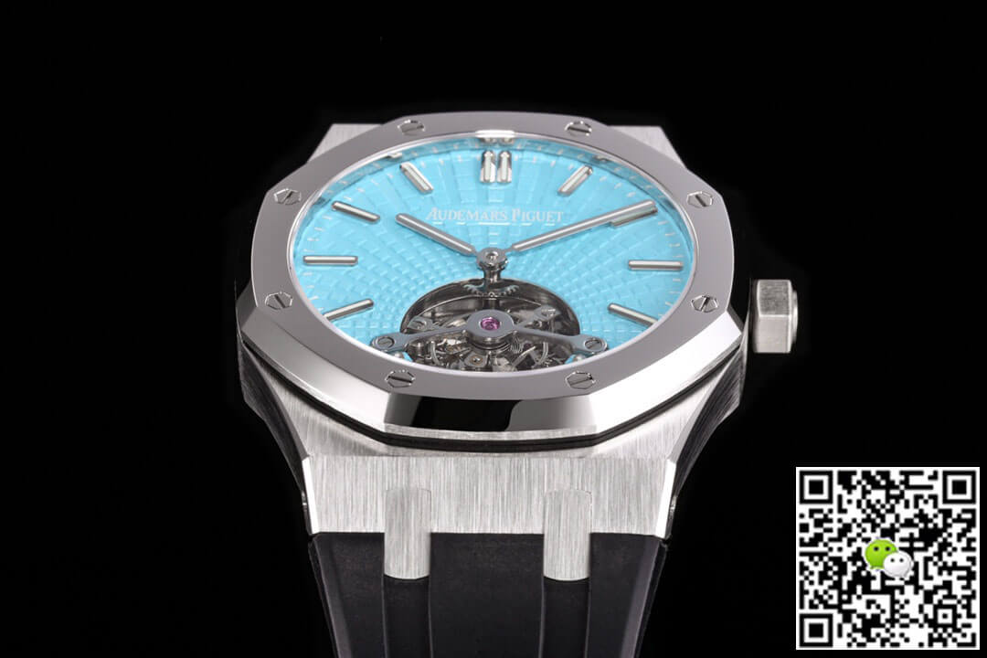 Replica Audemars P1g*et Royal Oak Tourbillon 26530PT.OO.1220PT.01 1:1 Best Edition R8 Factory Rubber Strap