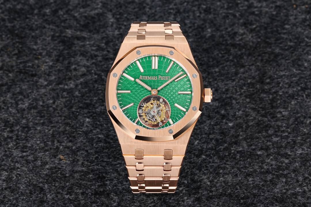Replica Audemars P1g*et Royal Oak Tourbillon 26533OR.OO.1220OR.01 1:1 Best Edition R8 Factory Green Dial