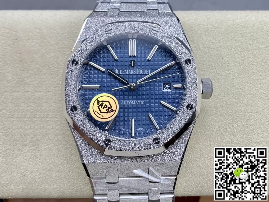 Replica Audemars P1g*et Royal Oak 15410BC.GG.1224BC.01 1:1 Best Edition APS Factory Blue Dial