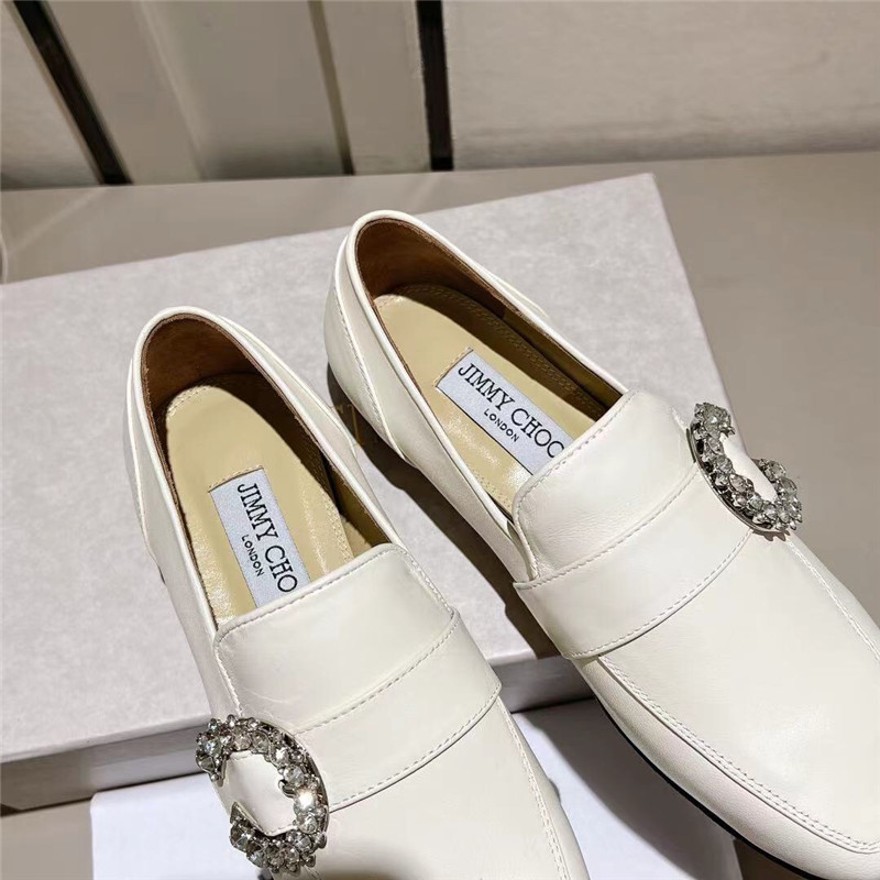 J1m*y Ch00 Deanna Low Heel Loafers