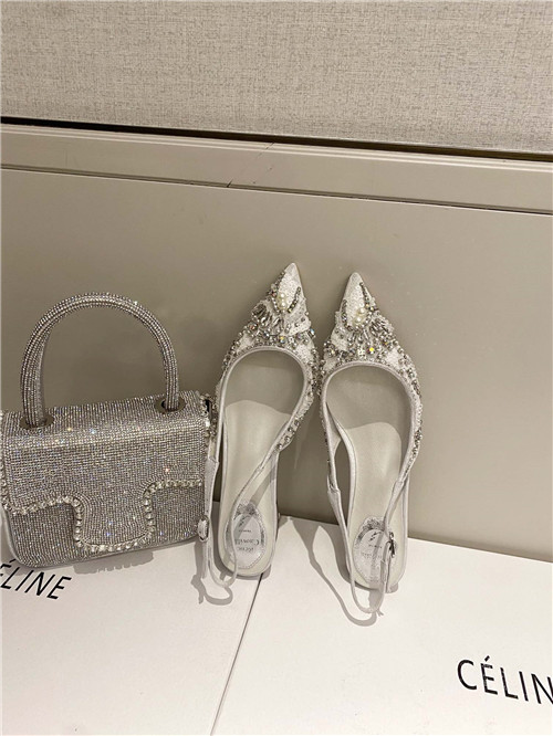 rene caovilla flat sandals