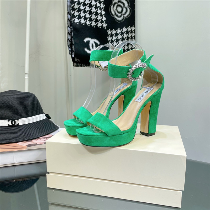 J1m*y Ch00 block heel sandals