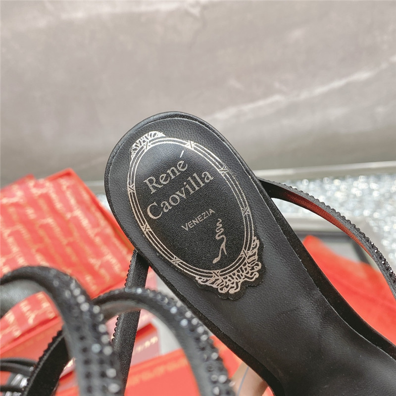 Rene Caovilla Heels Dupe snake crystal high heel sandals